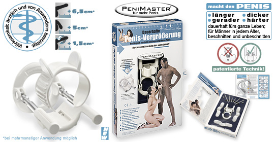 Penisvergrößerung und Penisbegradigung mit PeniMaster